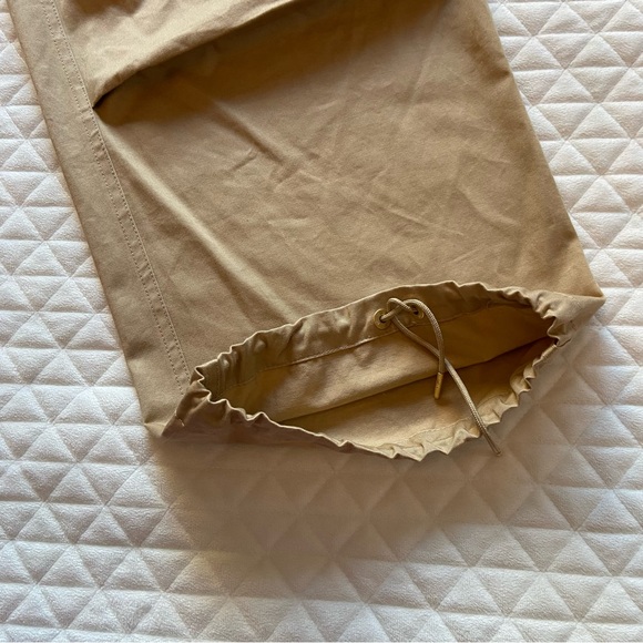 Dion Lee Sunfade Parachute Pants Women’s Baggy Medium US 6 Tan Drop Crotch Jeans - Picture 7 of 16